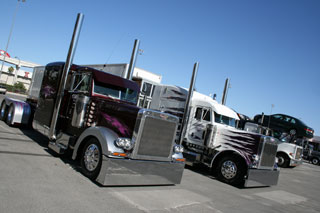 Los espectaculares Peterbilt de Sandvik.