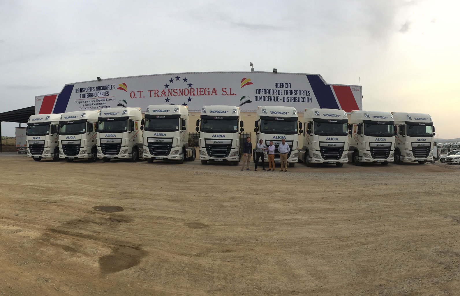 DAF entrega 20 unidades del XF a OT Transnoriega