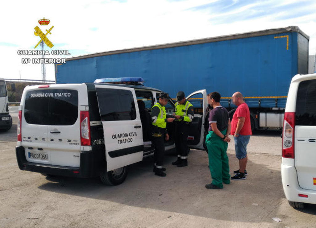 Cazados 19 conductores drogados en la Región de Murcia