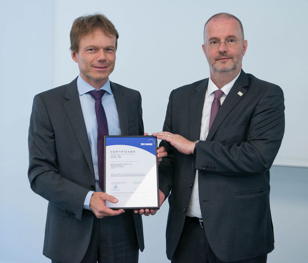 La Red Comercial de Mercedes-Benz mantiene su certificado de calidad
