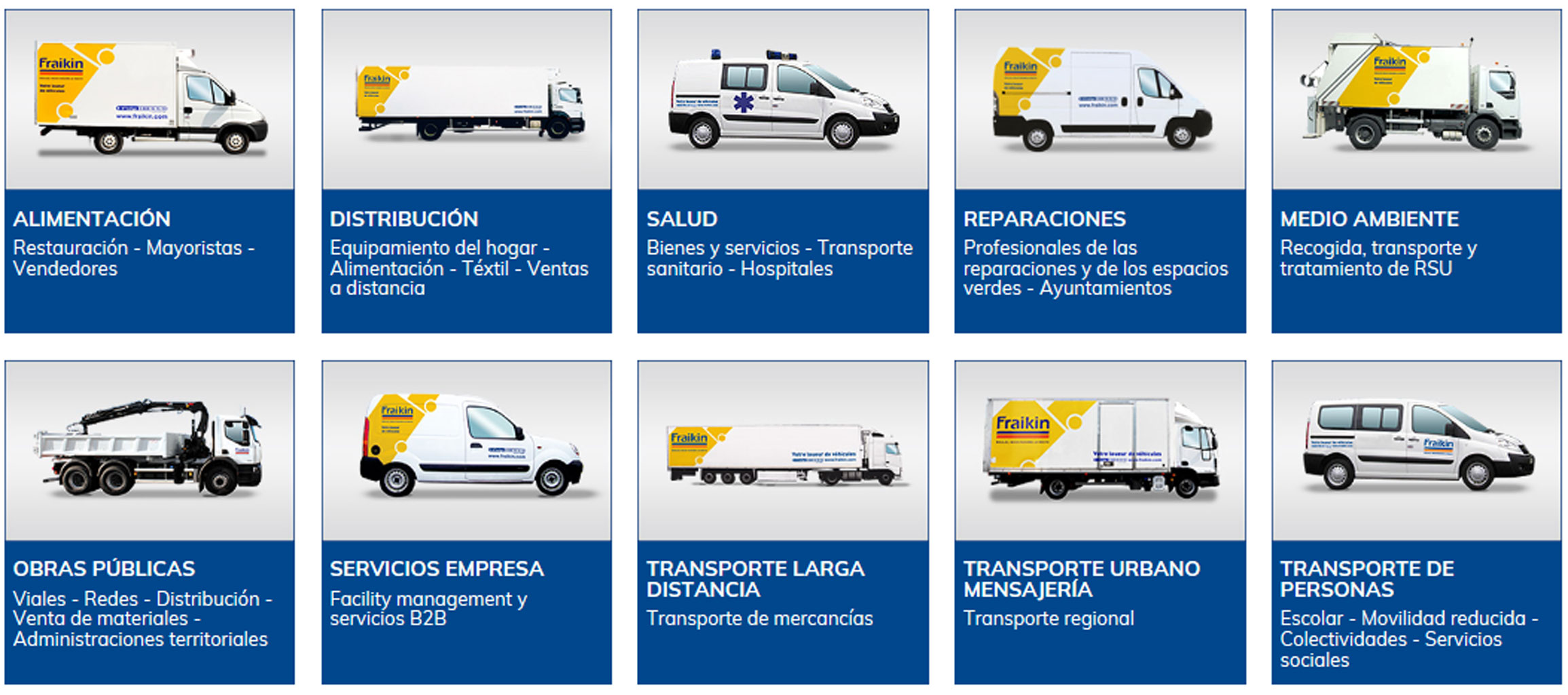 Fraikin renueva con Bridgestone, proveedor único de su flota de vehículos