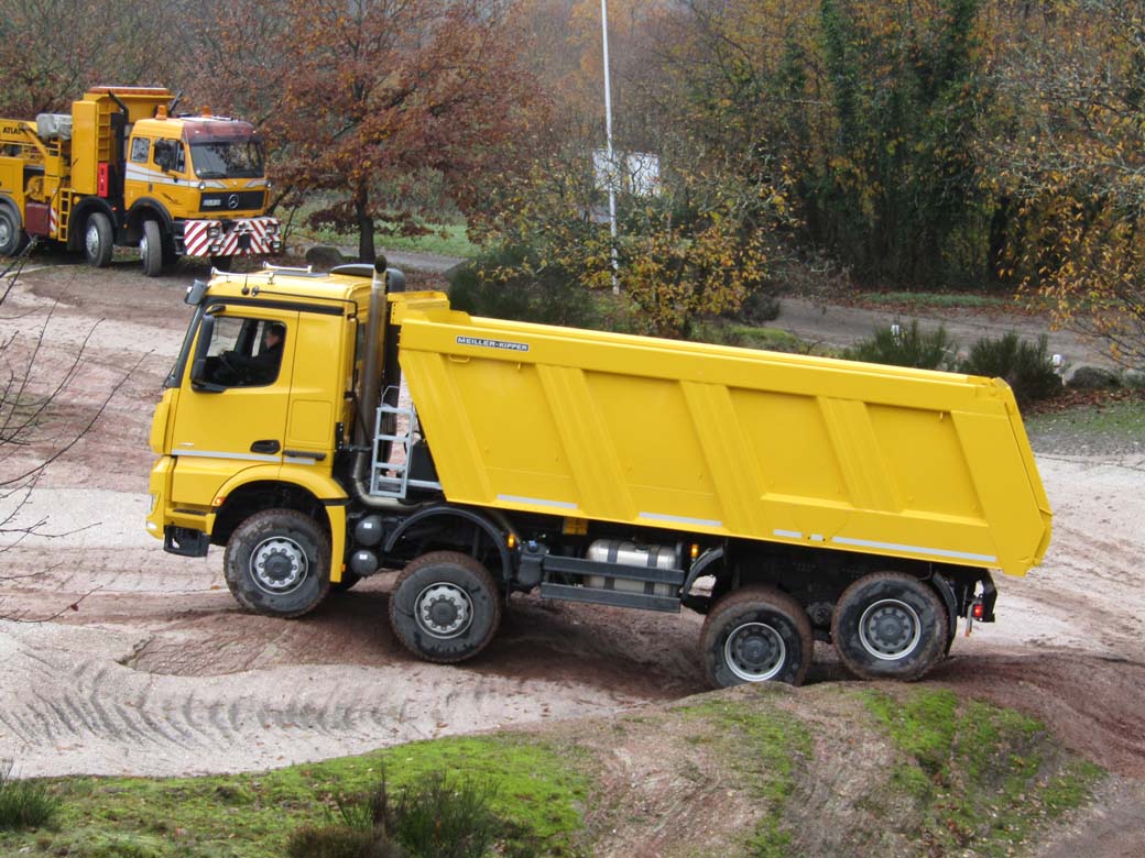 Arocs o el todo uso en la construcción según Mercedes Benz