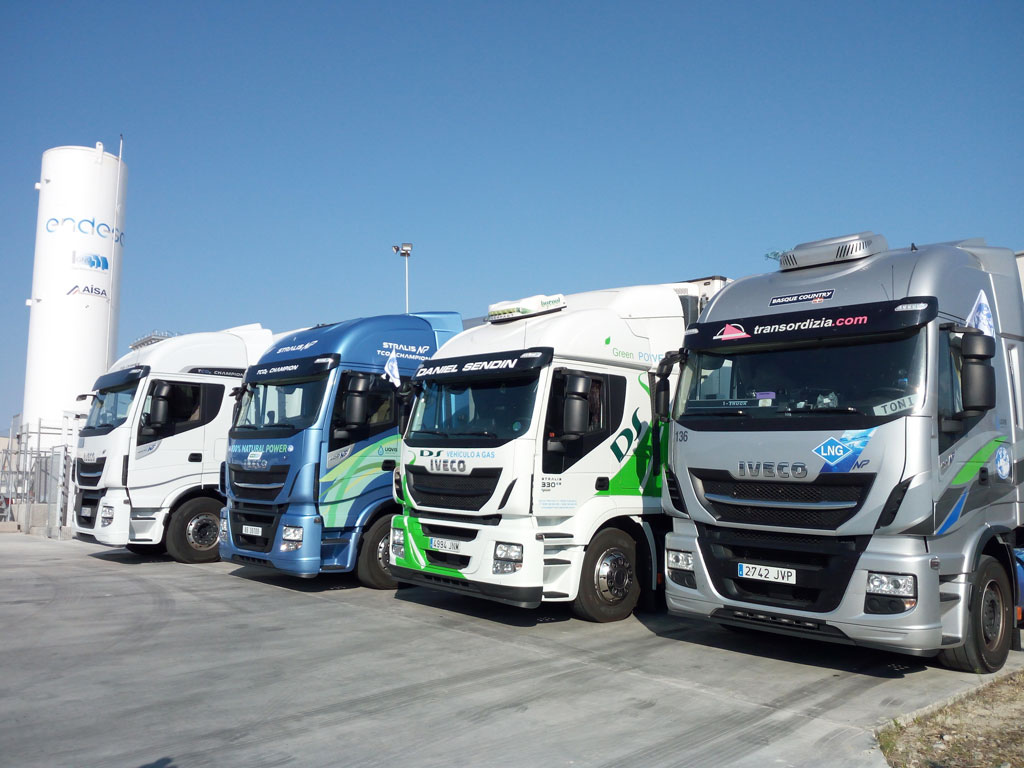 Los IVECO del Rally LNG Blue Corridors 2017