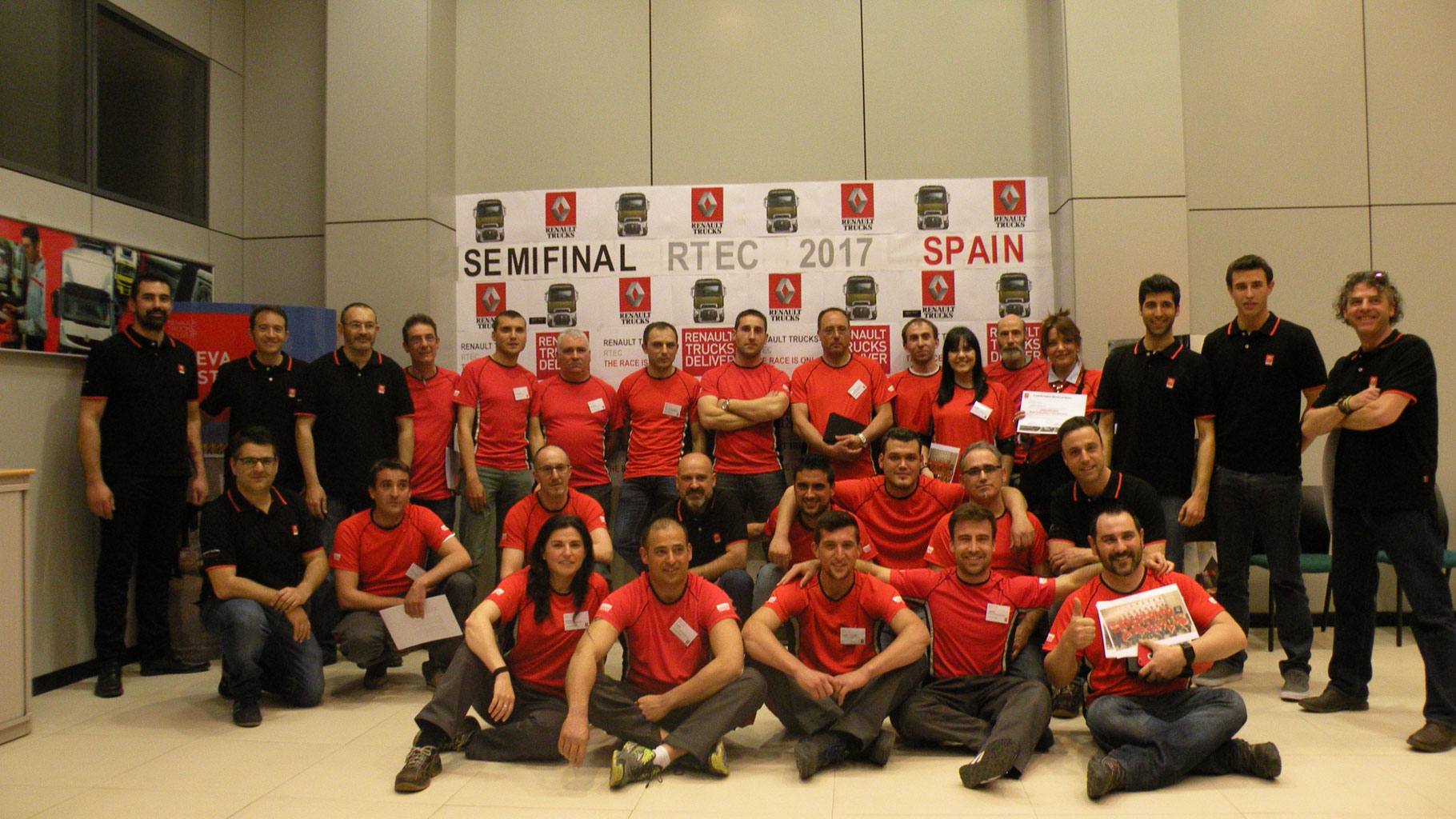Finalistas españoles del RTEC de Renault Trucks