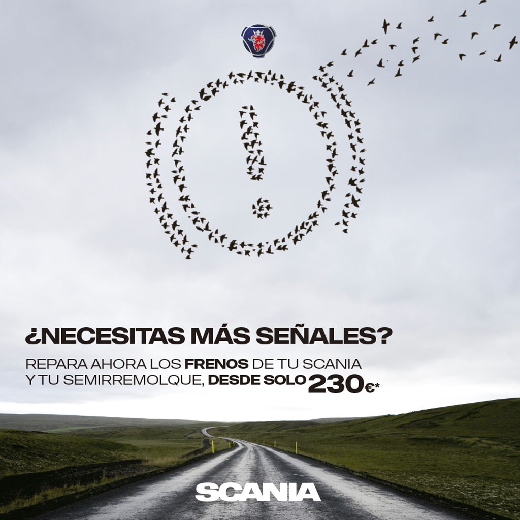 Promoción Scania de reparación de frenos