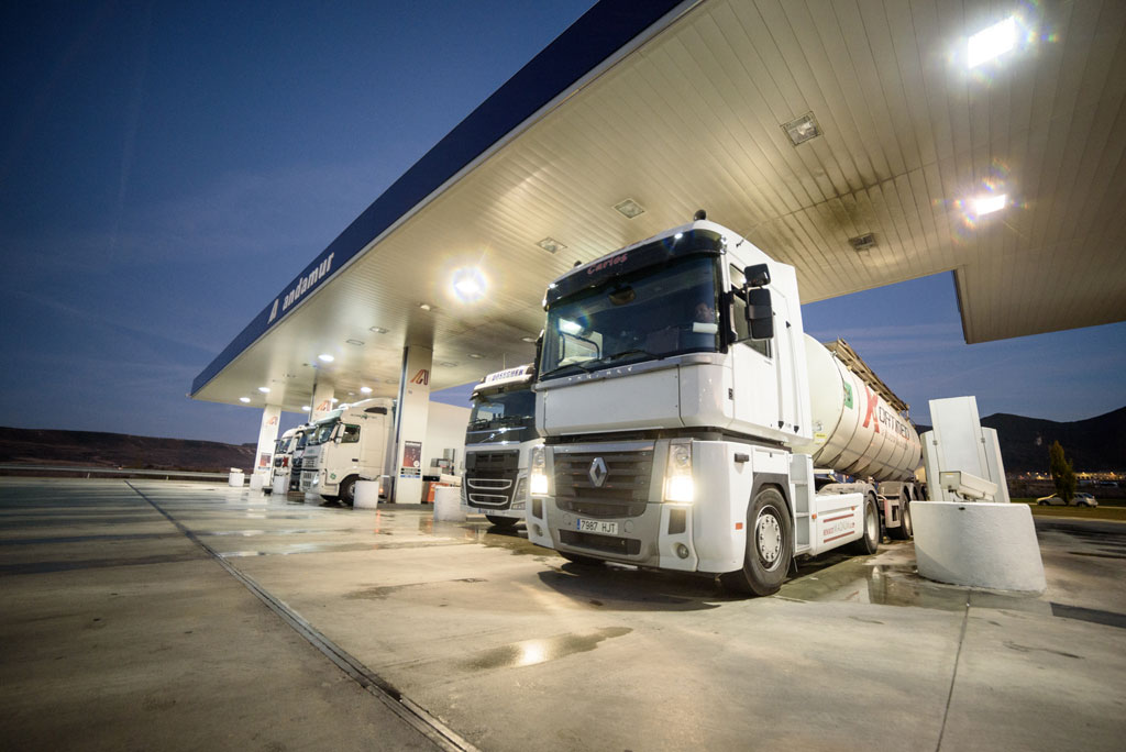 Nueva red de estaciones de servicio Andamur en Europa
