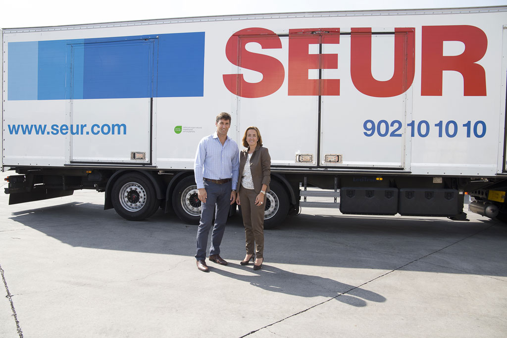 SEUR introduce dos nuevos camiones de GNV