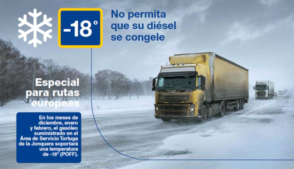 Red Tortuga vuelve a ofrecer diésel -18ºC