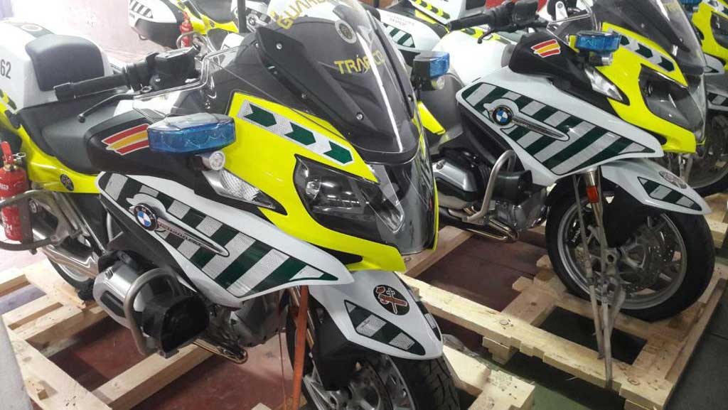 Así son las nuevas motos de la Guardia Civil de Pontevedra