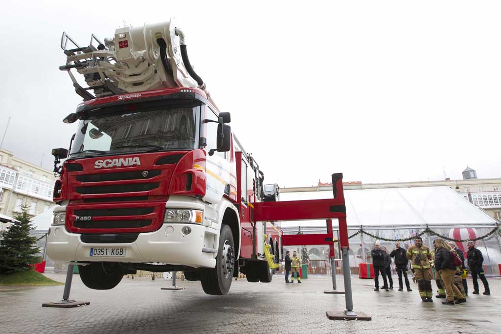 Scania P450 SCR para los bomberos de A Coruña