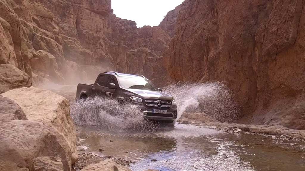 Clase X de Mercedes-Benz, el vehículo ideal para la Titan Desert