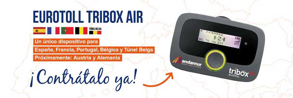 Andamur lanza el nuevo dispositivo de peaje Eurotoll Tribox Air