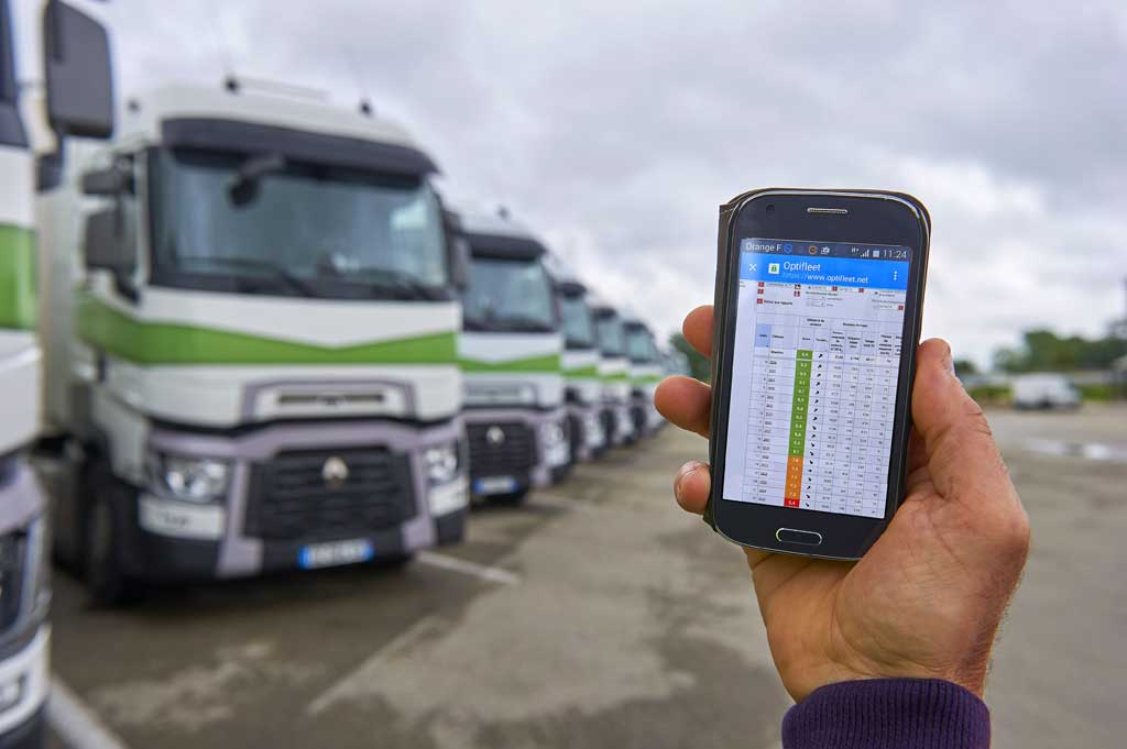 Nueva app Optifleet de Renault Trucks
