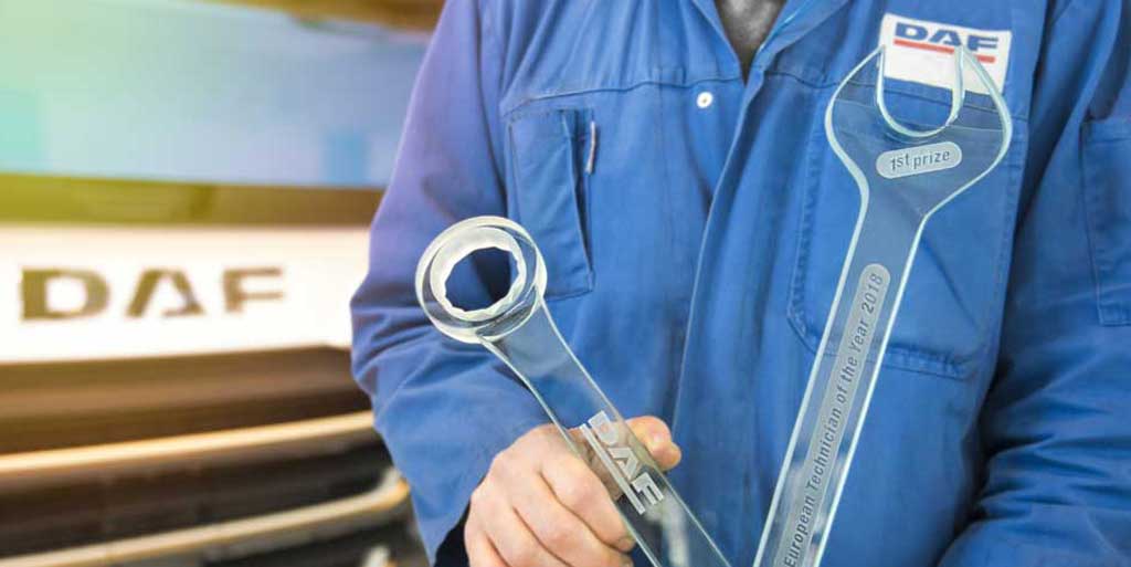 DAF elige al mejor técnico del año 2018