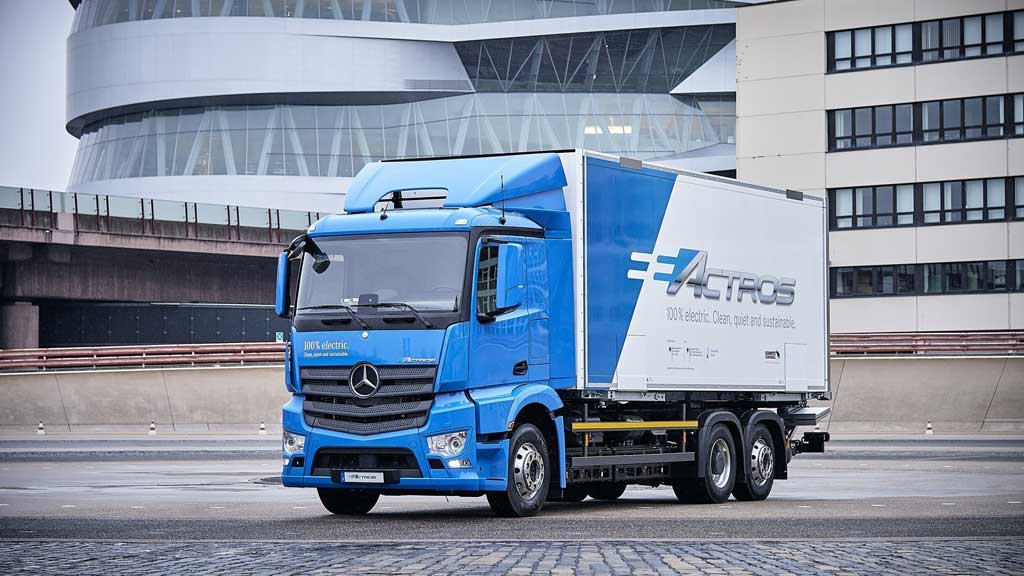 Dachser y Mercedes-Benz ponen en circulación el primer camión 100% eléctrico Dachser pone en circulación el primer eléctrico