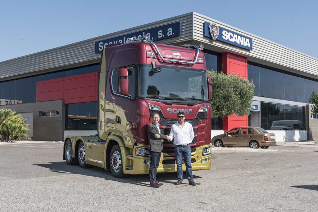 Enrique Ortega e Hijos S.L. incorpora una unidad Scania a su flota