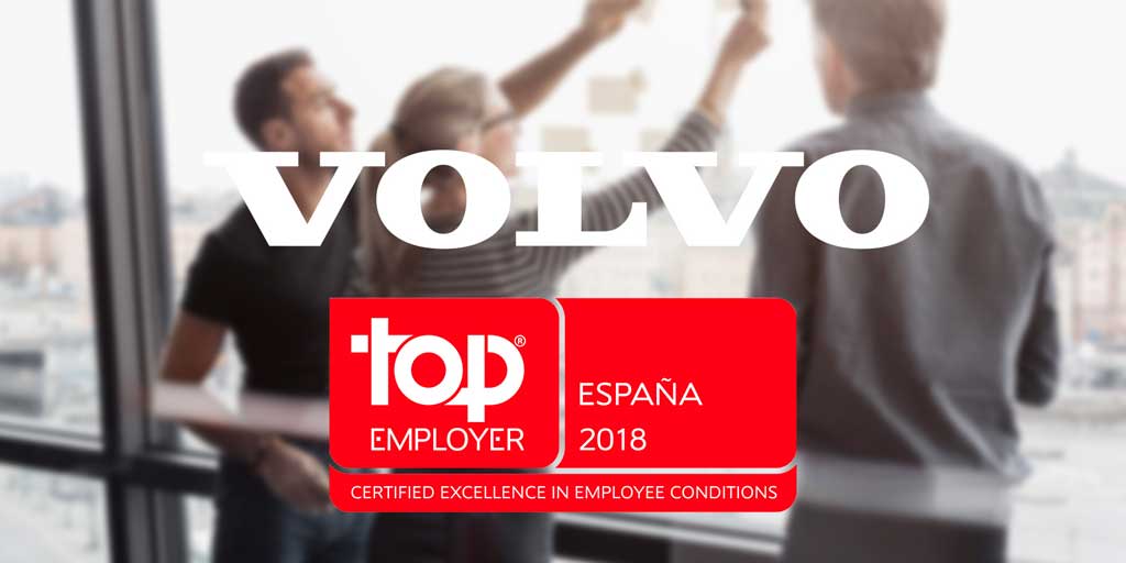 Volvo Group España y Volvo Financial Services, certificados como Top Employers