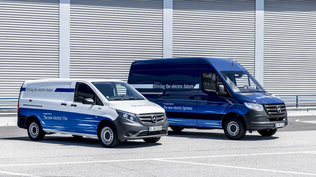 Las eVito y eSprinter abren el camino hacia la movilidad eléctrica de comerciales