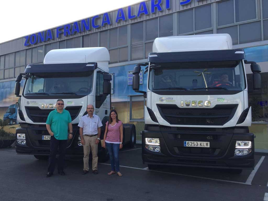 Samatrans Iniciativas del Transporte S.L. adquiere dos unidades Iveco de gas