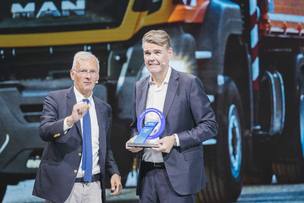 El proyecto aFAS de MAN recibe el Truck Innovation Award