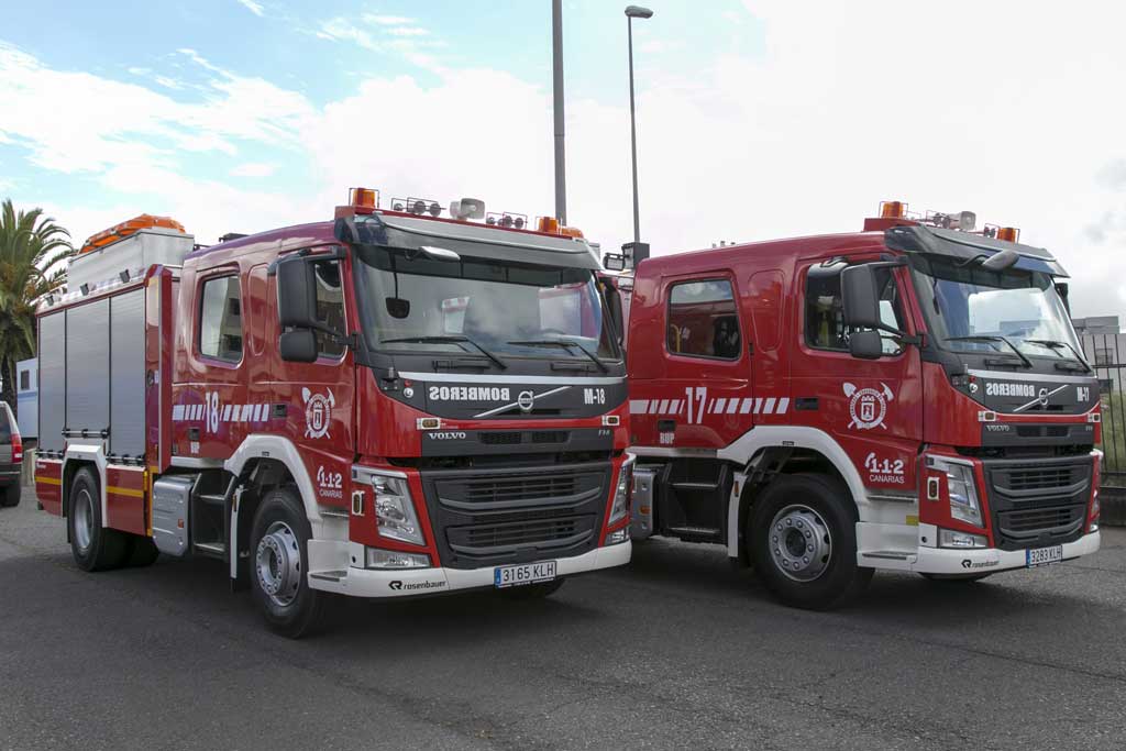 El Consorcio de Bomberos de Tenerife apuesta por Volvo Trucks