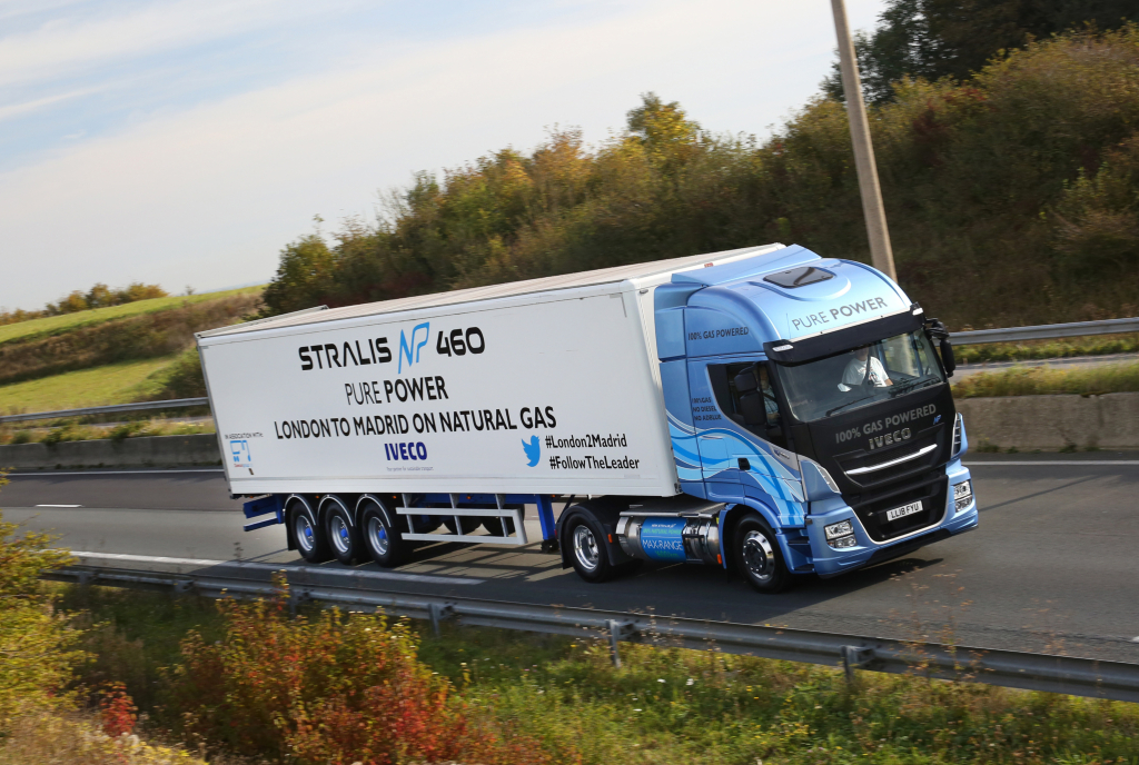 El Iveco Stralis NP 460 de GNL logra un nuevo récord de distancia sin repostar
