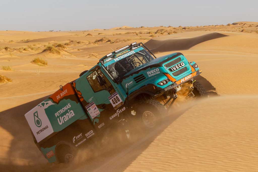 El equipo De Rooy a por todas en el Dakar con neumáticos Goodyear