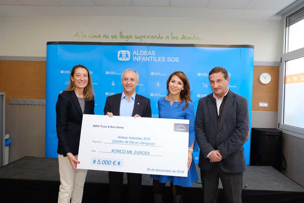 MAN estrecha lazos con Aldeas Infantiles SOS