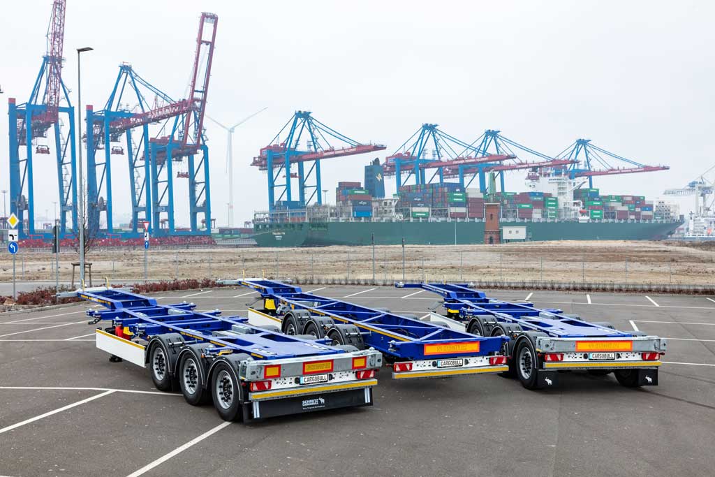 Schmitz Cargobull vuelve a ofrecer chasis portacontenedores