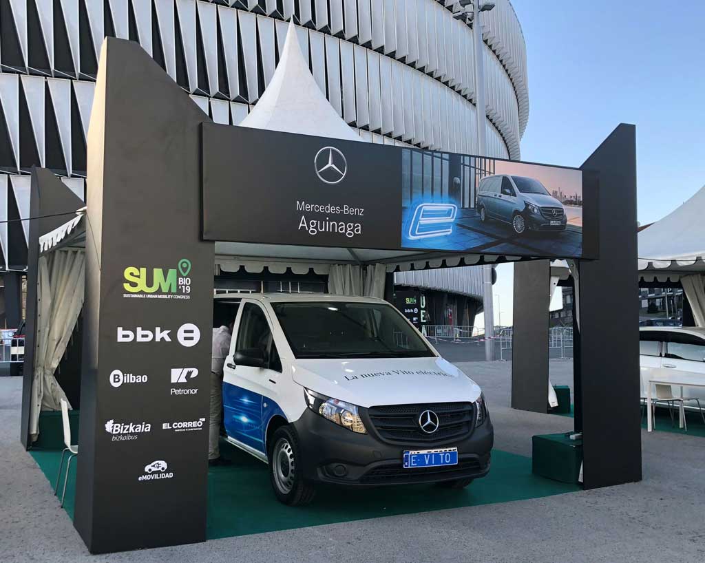 Mercedes-Benz presenta la eVito en Bilbao