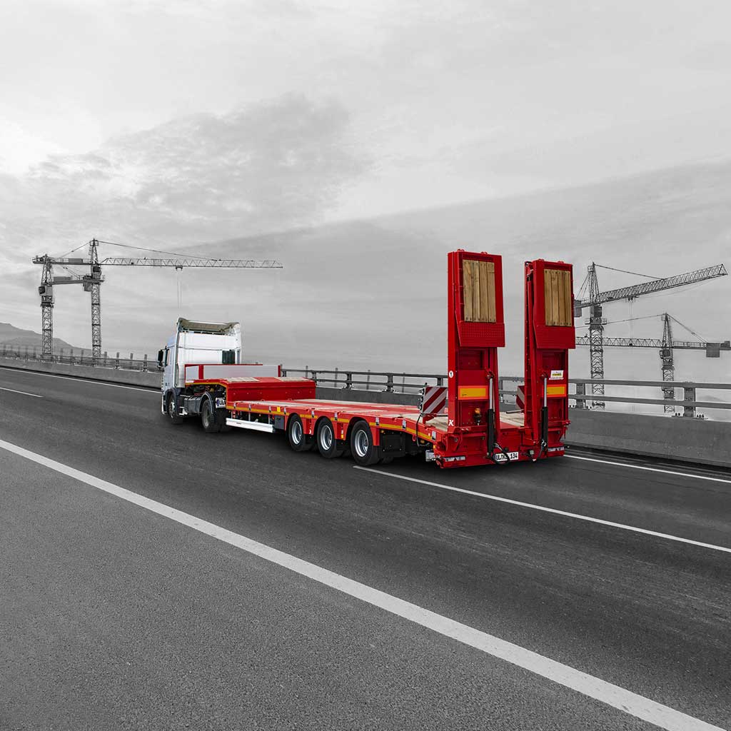 Gama completa de plataformas bajas de Kässbohrer