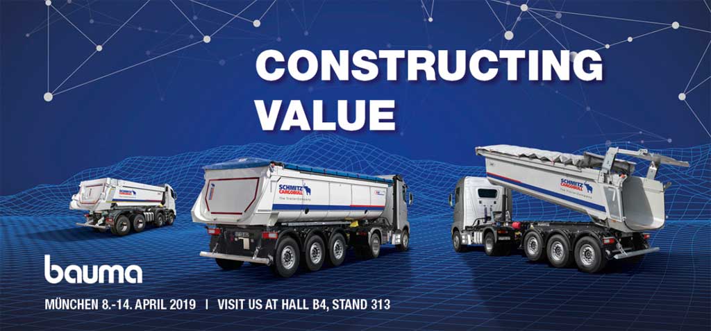 Schmitz Cargobull estará presente en bauma 2019