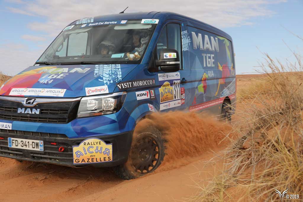 MAN sube al podio de la 29ª edición del rally Aïcha des Gazelles