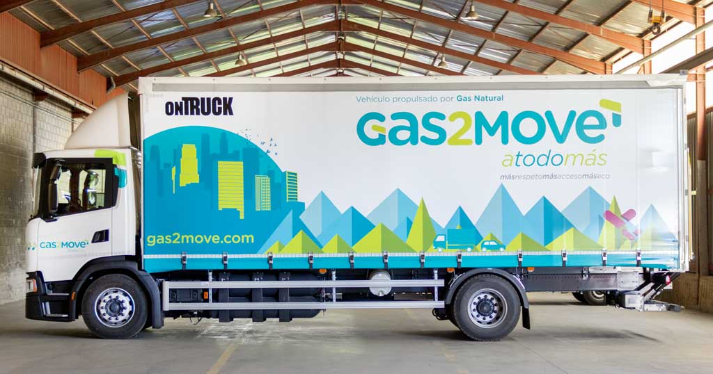 Ontruck y Gas2Move apuestan por camiones de gas natural