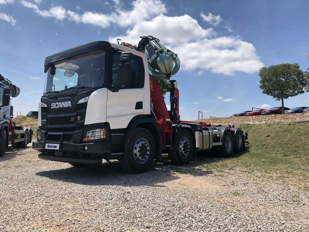 Scania presenta su gama de obras en Les Comes