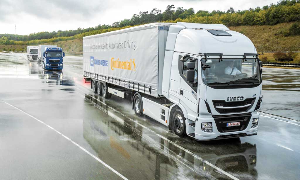 Continental y Knorr-Bremse completan el sistema Platooning Demonstrator
