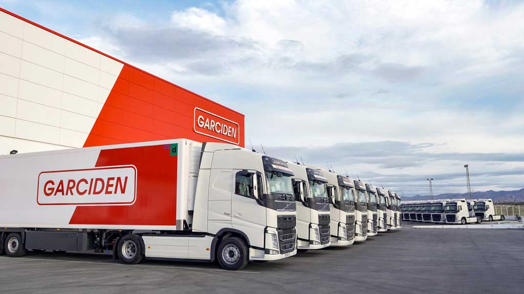 Garciden incorpora 45 camiones Volvo con I-Save a su flota