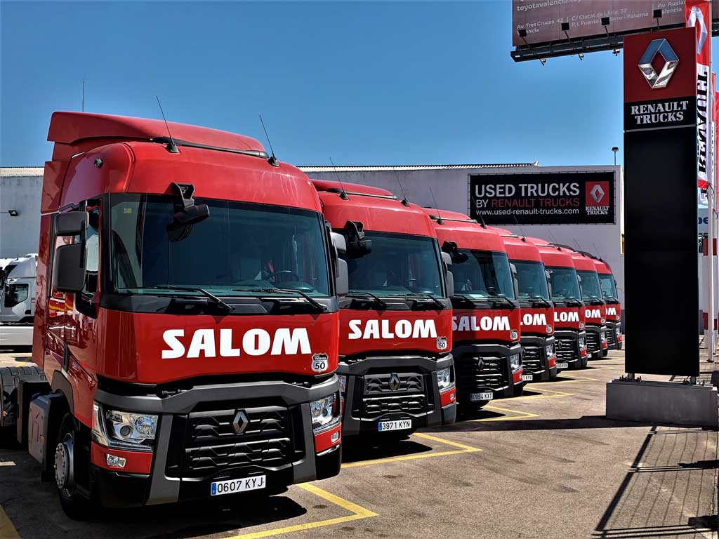 Salom refuerza su flota con 8 unidades Used Trucks