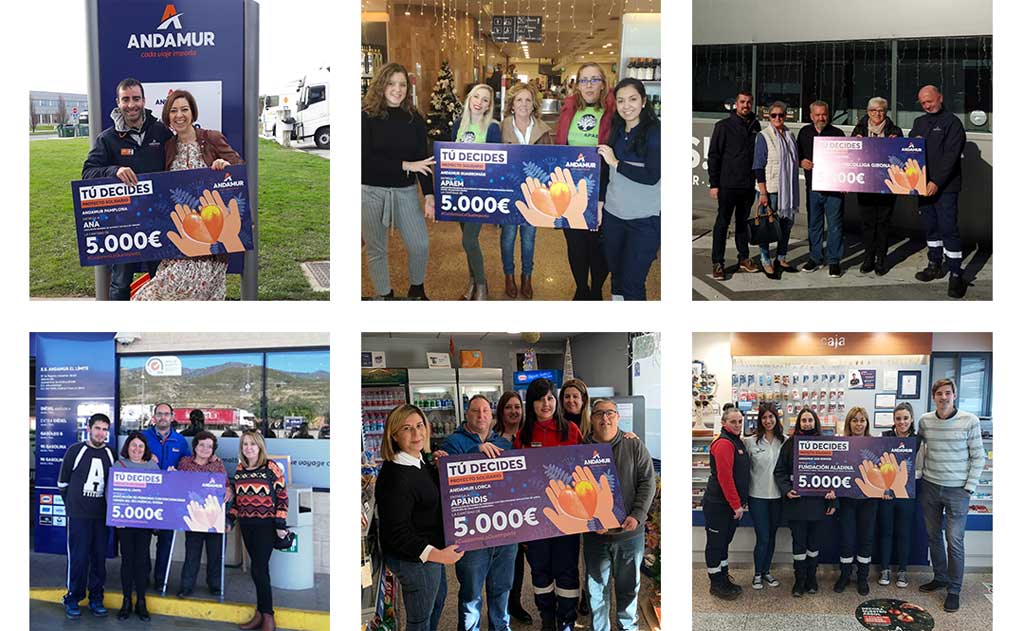 La campaña solidaria de Andamur reparte 30.000 €