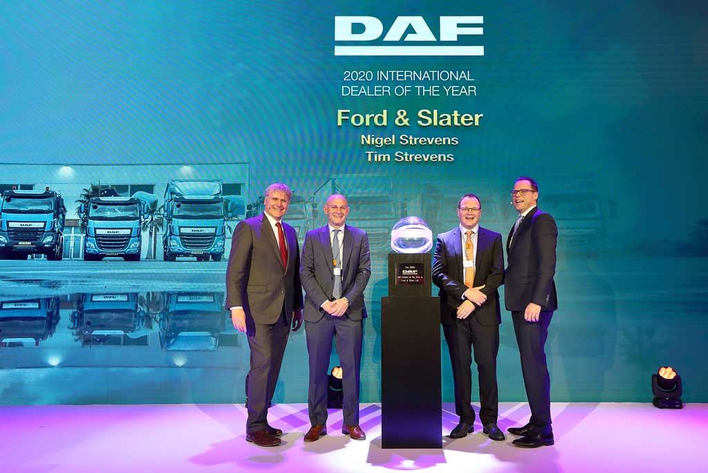 DAF premia a los International Dealers of the Year 2020