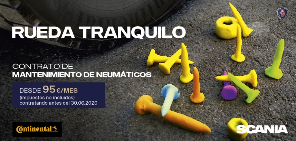 Neumáticos a punto con Scania