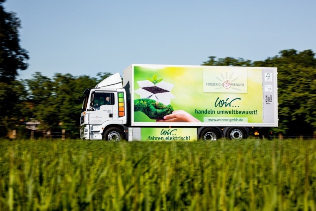 Friedrich Wenner Versmolder incorpora un camión eléctrico MAN