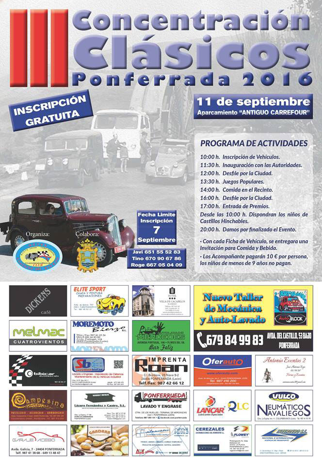 III Concentración Clásicos Ponferrada