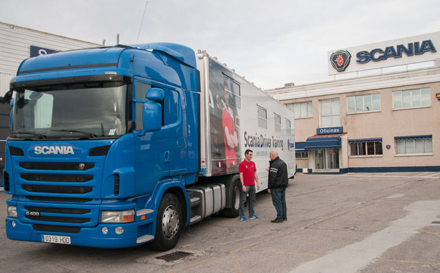 El Mejor Joven Conductor de Scania español se prepara para la Final Europea
