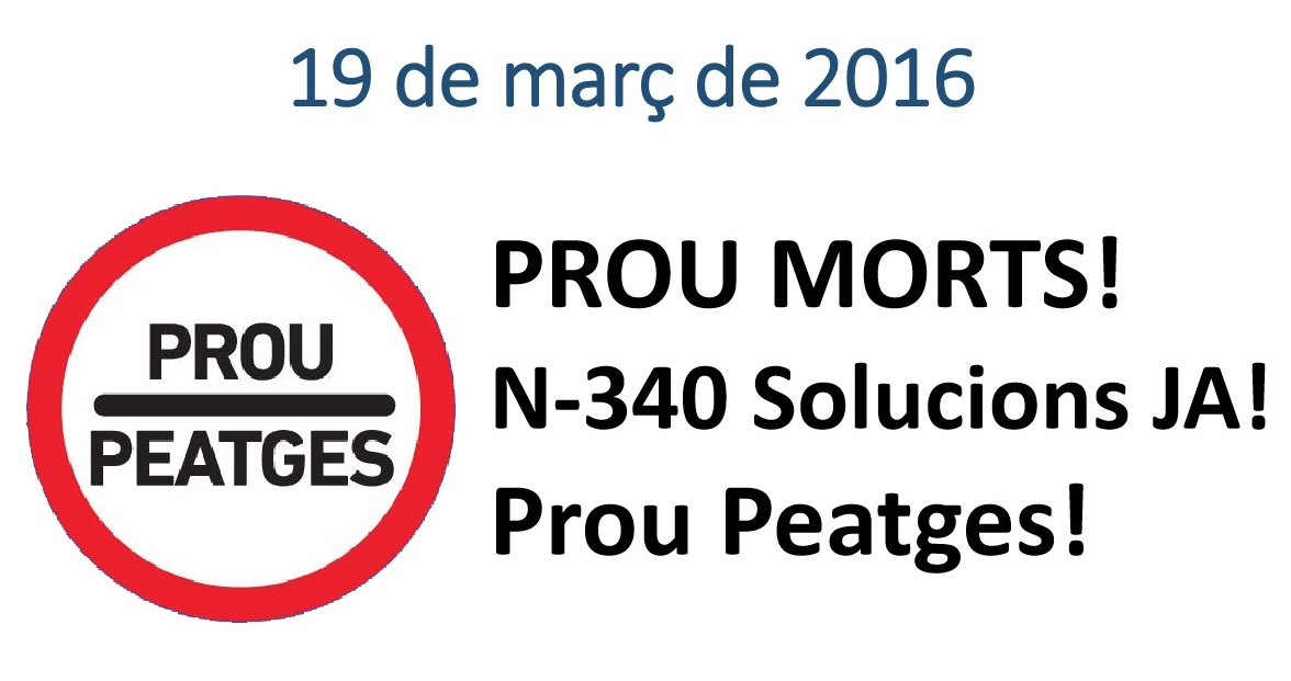 Movilización por la siniestralidad de la N-340