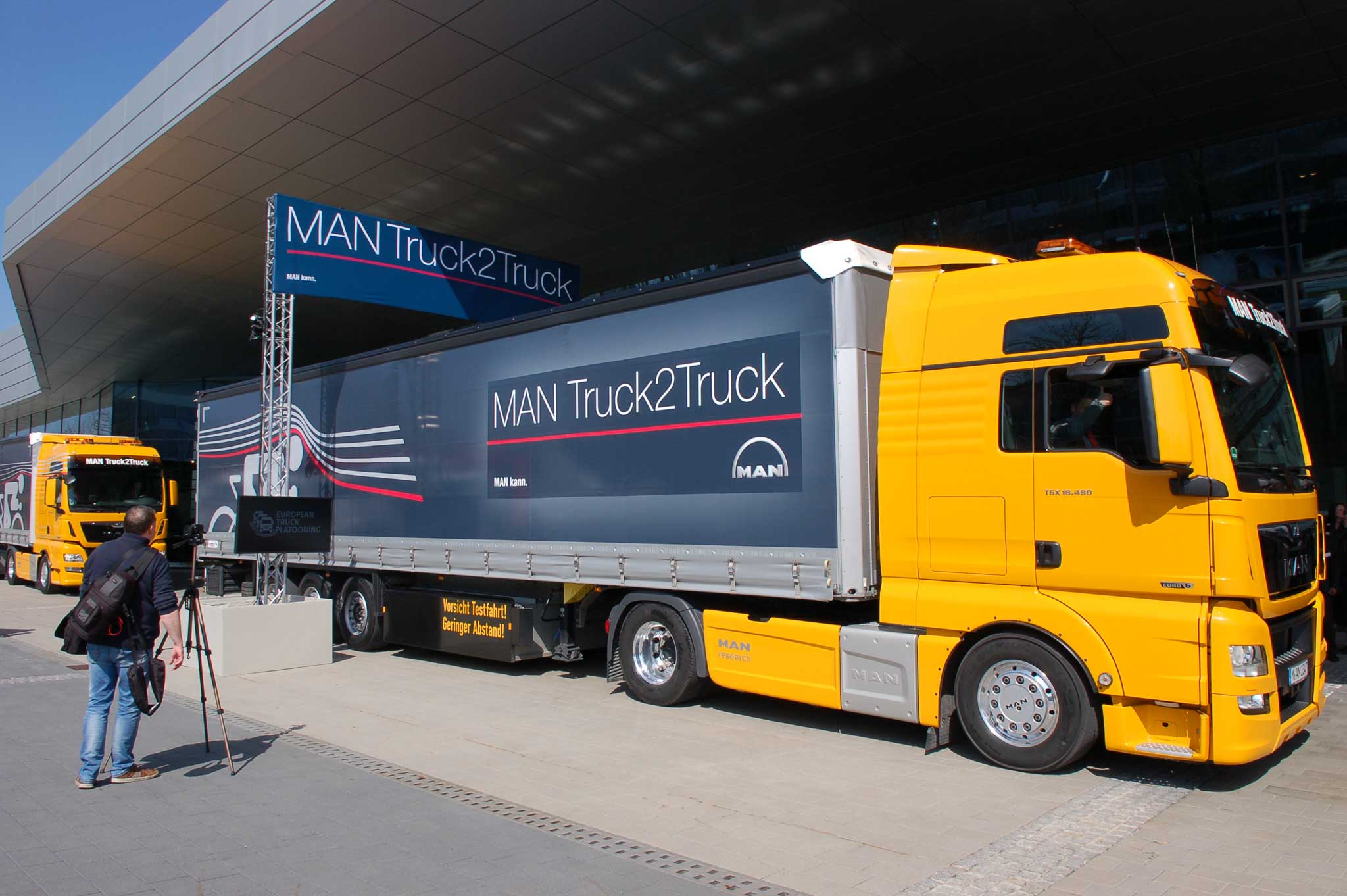 El Platooning de MAN Truck & Bus