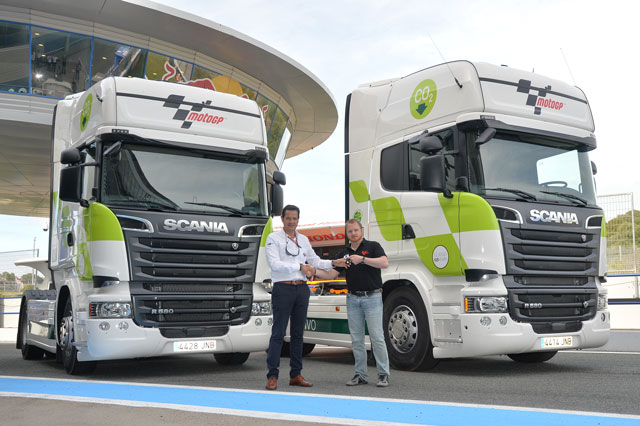 Scania y MotoGP colaboran para reducir las emisiones