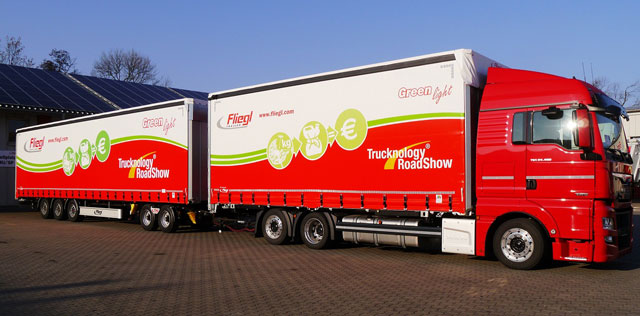 Los megacamiones Fliegl, al día para la nueva legislación en España