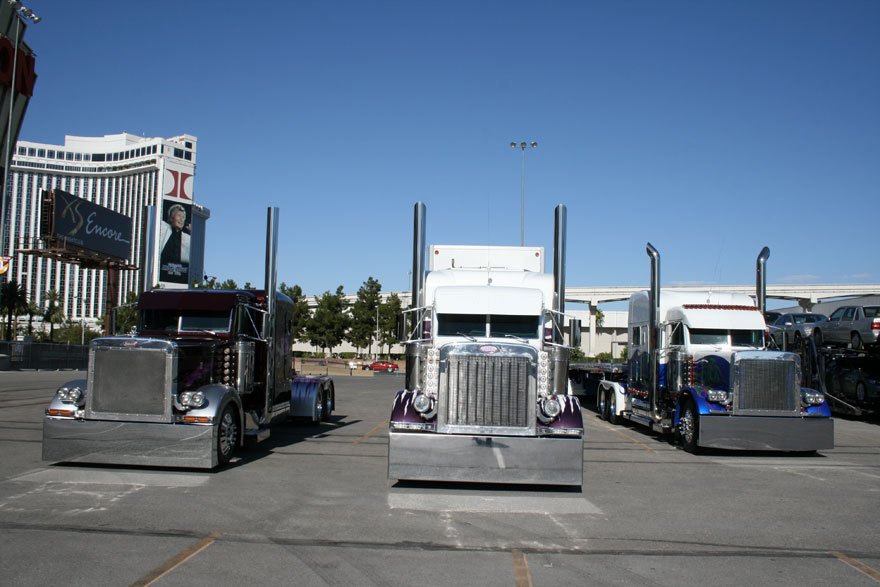 Los espectaculares Peterbilt de Sandvik Trucking