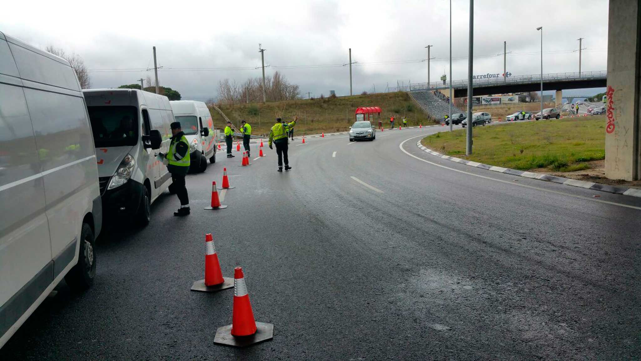 La DGT intensifica el control a camiones y furgonetas